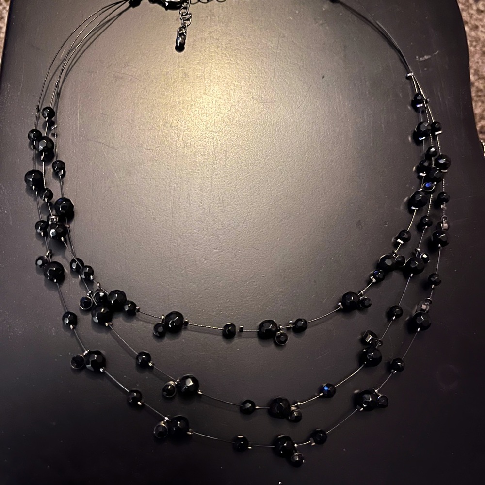 Black statement Necklace